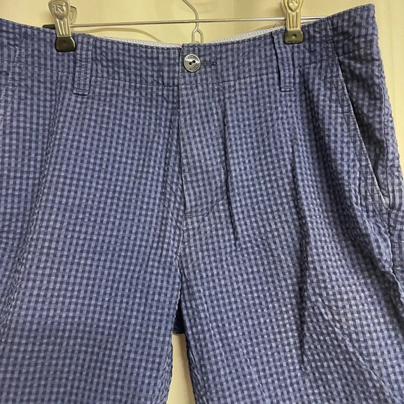 Tommy Hilfiger men’s shorts blue checked size 30 - Picture 2 of 6